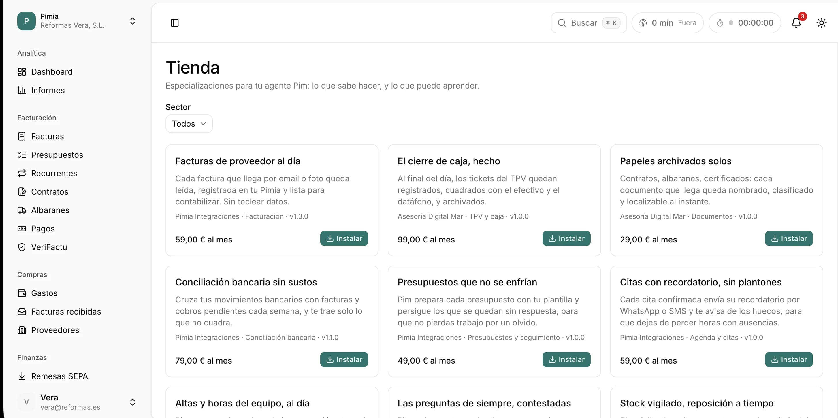 Tienda en Pimia